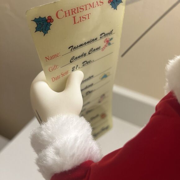 Looney Tunes 15" Animated Figure Bugs Bunny Santa Christmas Matrix 1997 No Sound - Picture 14 of 16